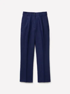 Pantaloni regular fit 100% lino