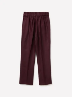 Pantaloni regular fit 100% lino
