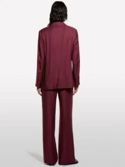 Pantaloni rosa blush a righe