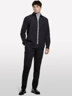 Pantaloni slim comfort fit grigio scuro