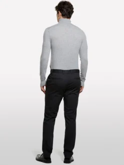 Pantaloni slim comfort fit grigio scuro