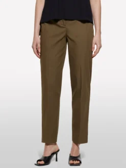 Pantaloni verde militare con laccetti
