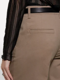 Pantaloni wide fit marroni