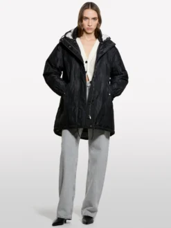 Parka imbottito nero