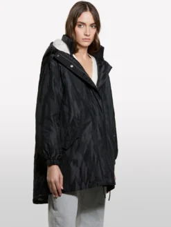 Parka imbottito nero