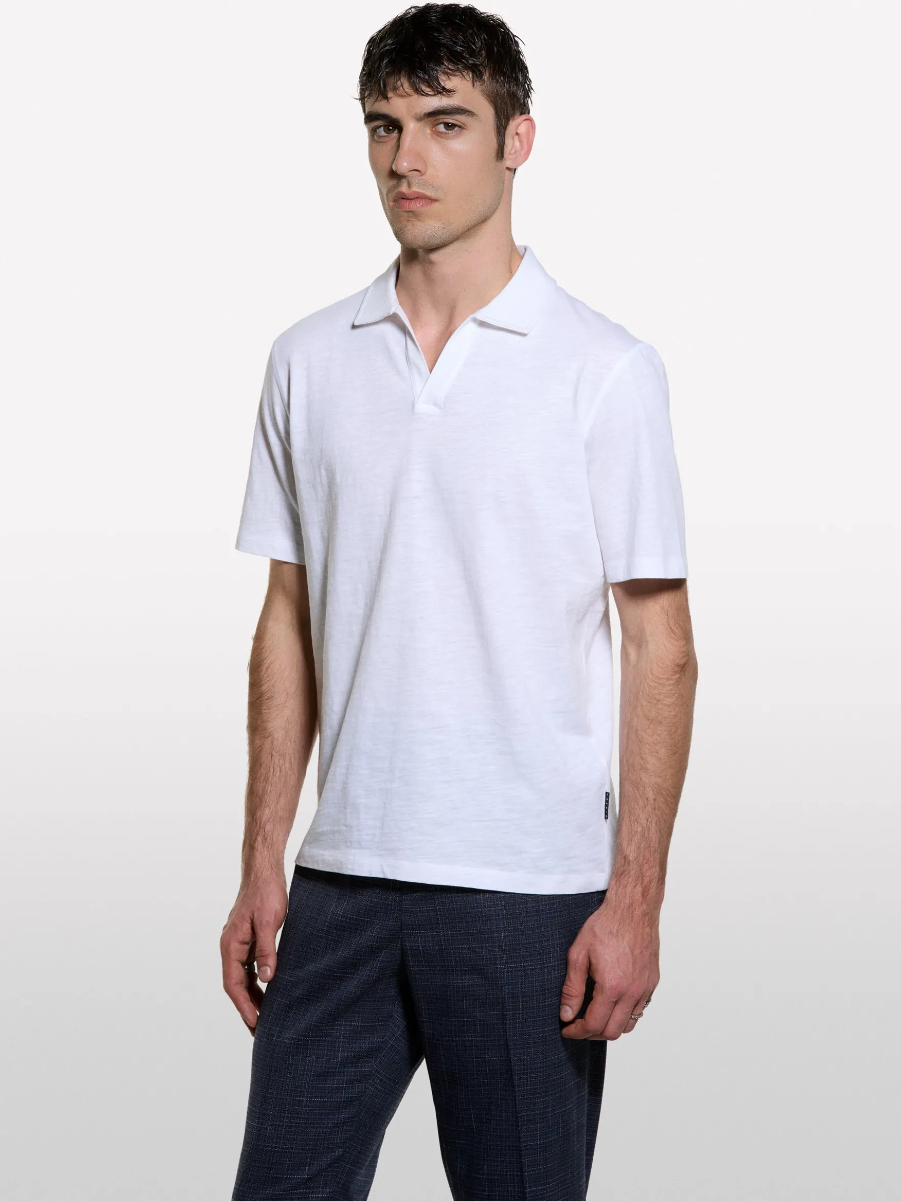 Polo bianca 100% cotone