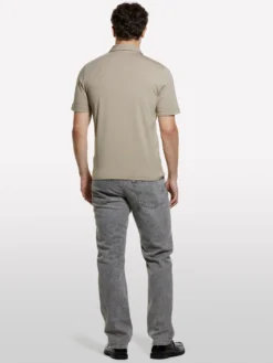 Polo slim fit cammello
