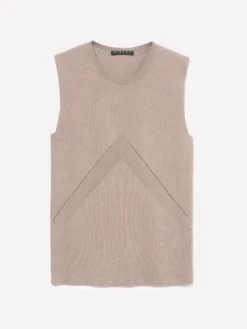 Top in maglia a costine