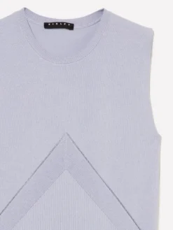 Top in maglia a costine