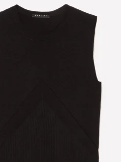 Top in maglia a costine