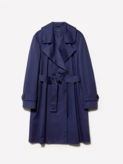 Trench blu scuro