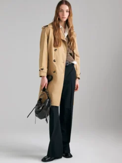 Trench midi doppiopetto