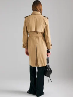 Trench midi doppiopetto