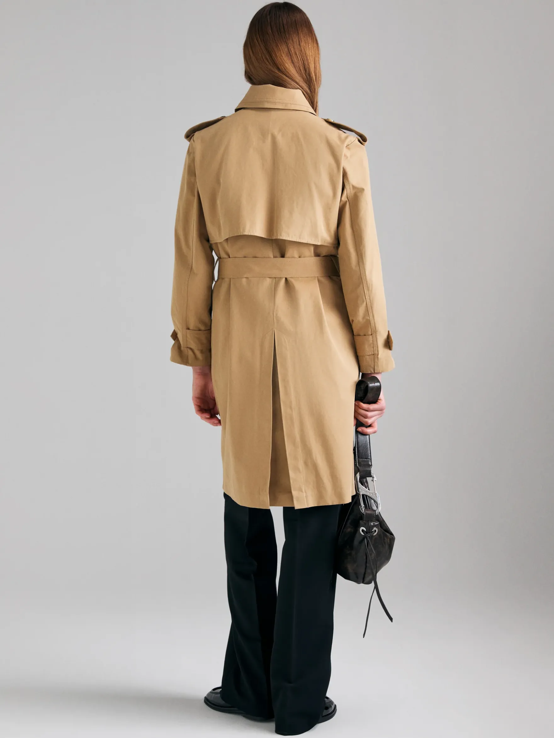 Trench midi doppiopetto