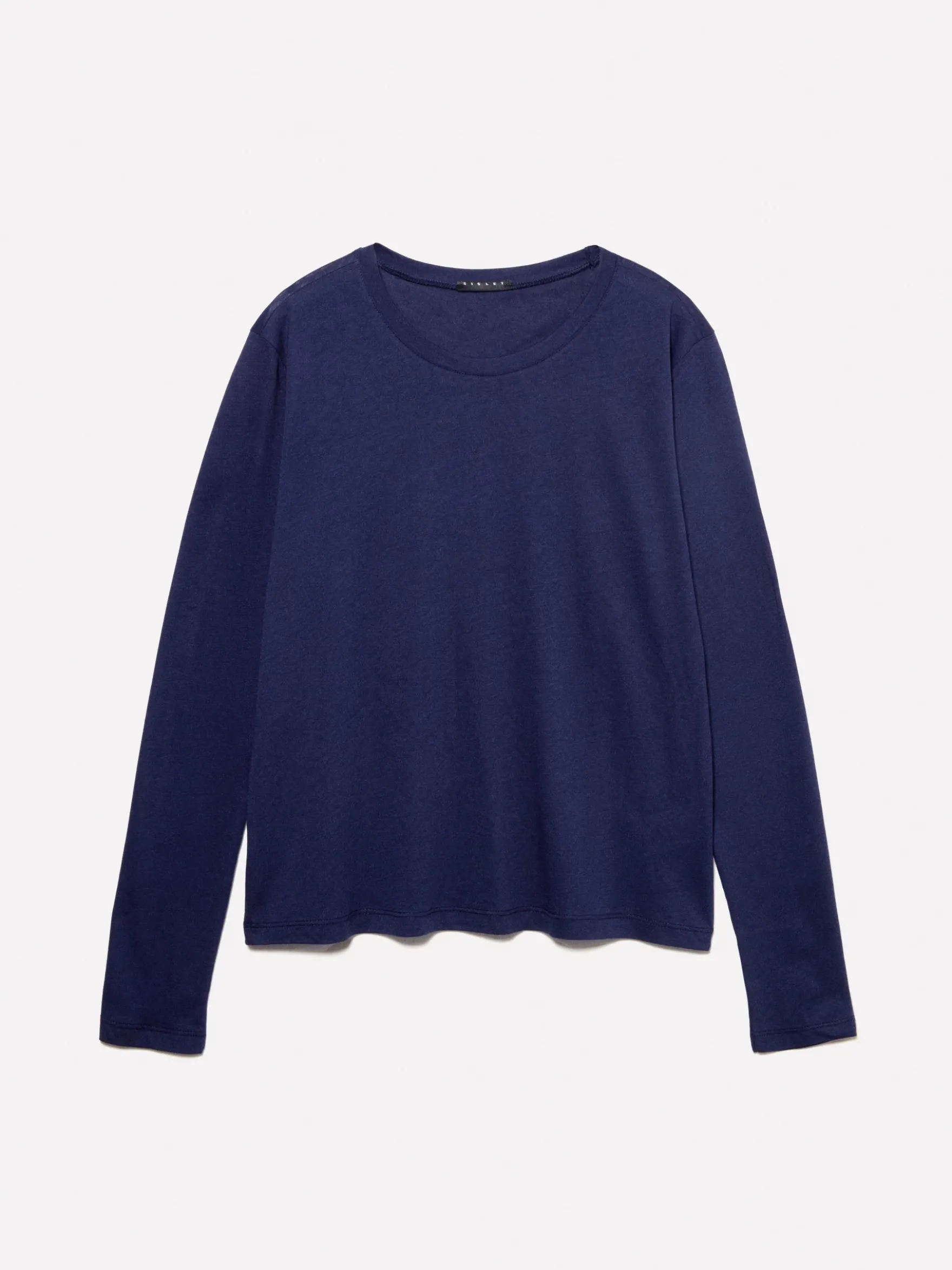 T-shirt a maniche lunghe blu