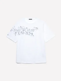 T-shirt bianca con stampa