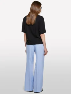T-shirt cropped nera