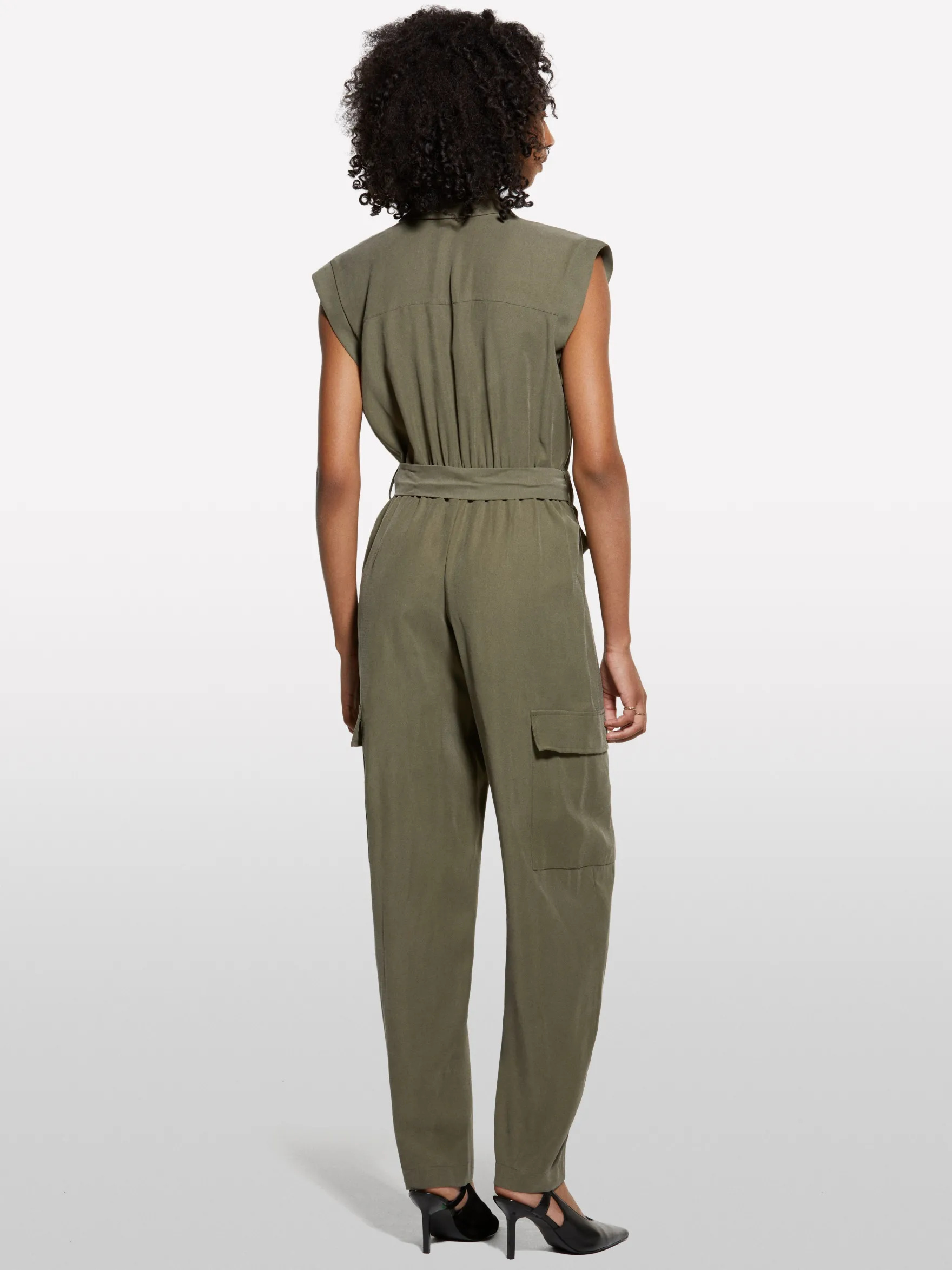 Tuta cargo verde militare