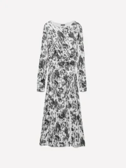 Vestito aderente con spacco