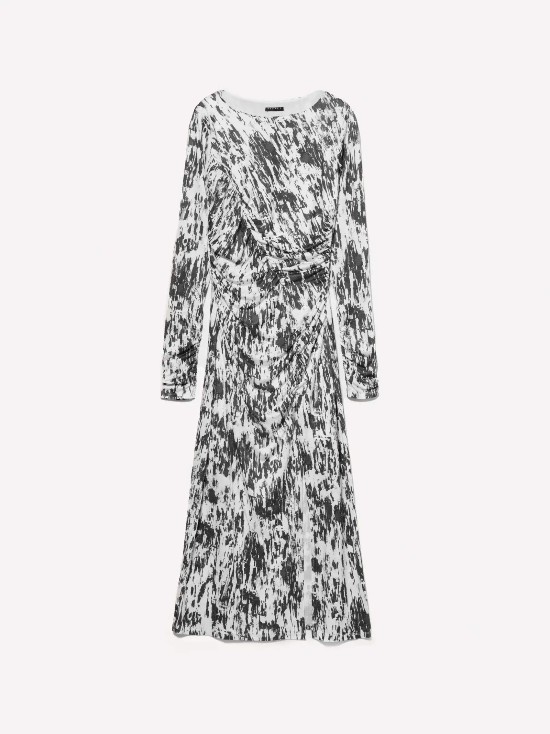 Vestito aderente con spacco