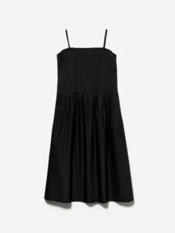 Vestito midi nero svasato